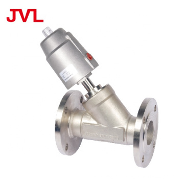 wafer  Threaded air control pneumatic stainless steel angle seat valve